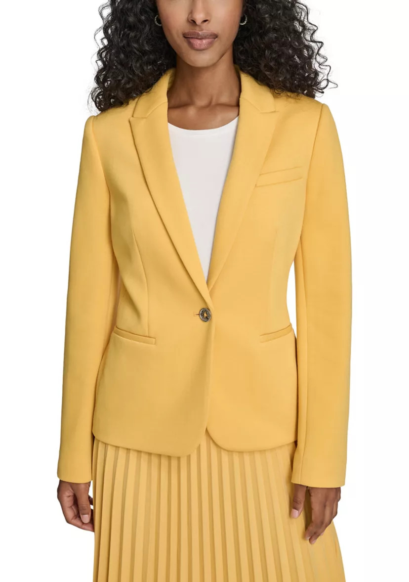 Women's Textured One Button Blazer | Belk