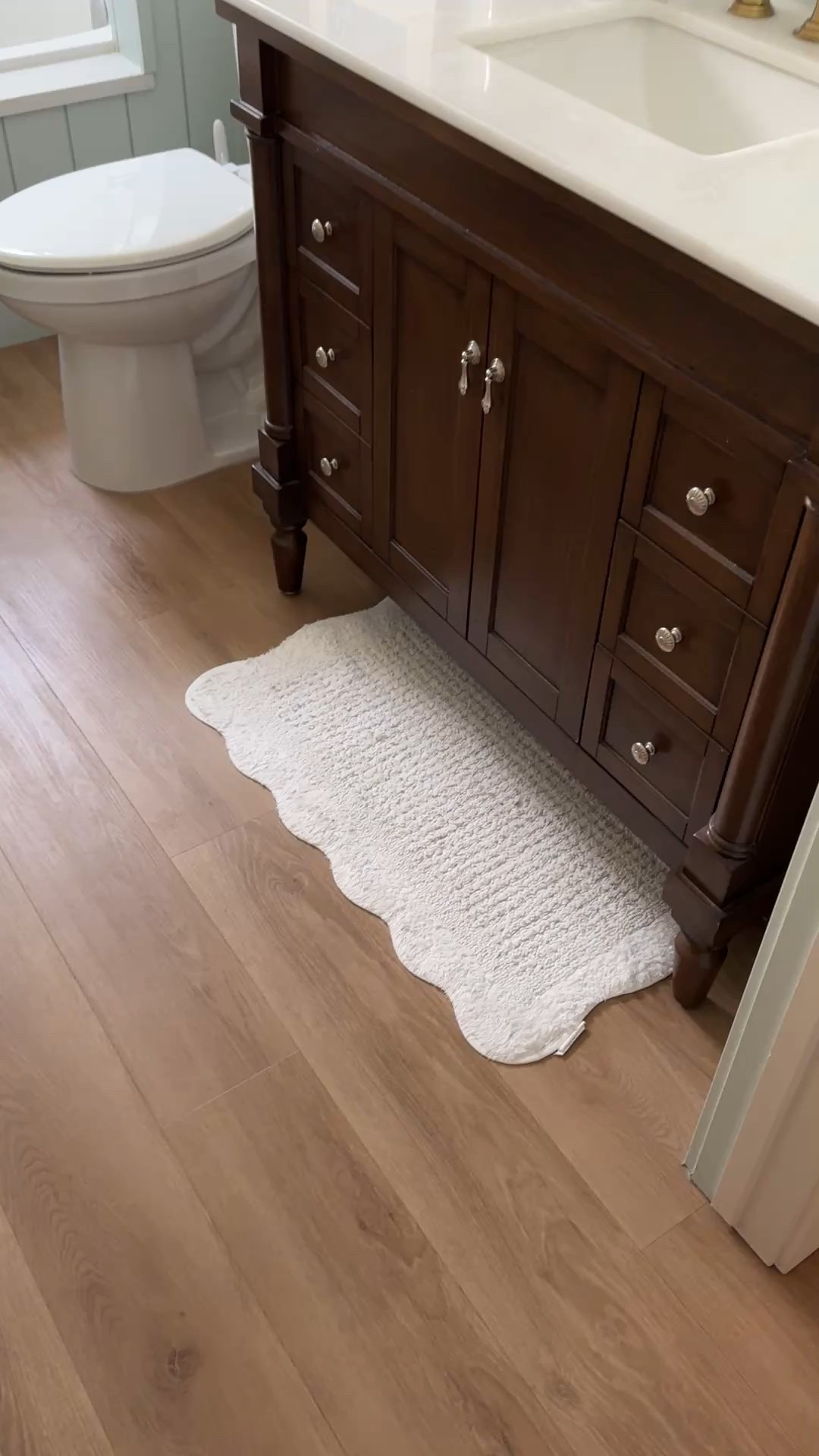 Cozy cottage inspired bathroom renovation! 

#LTKHome #LTKCyberWeek #LTKSaleAlert