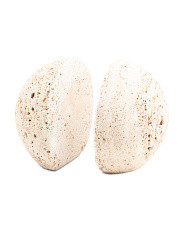 7in Sphere Travertine Beige Bookends | TJ Maxx
