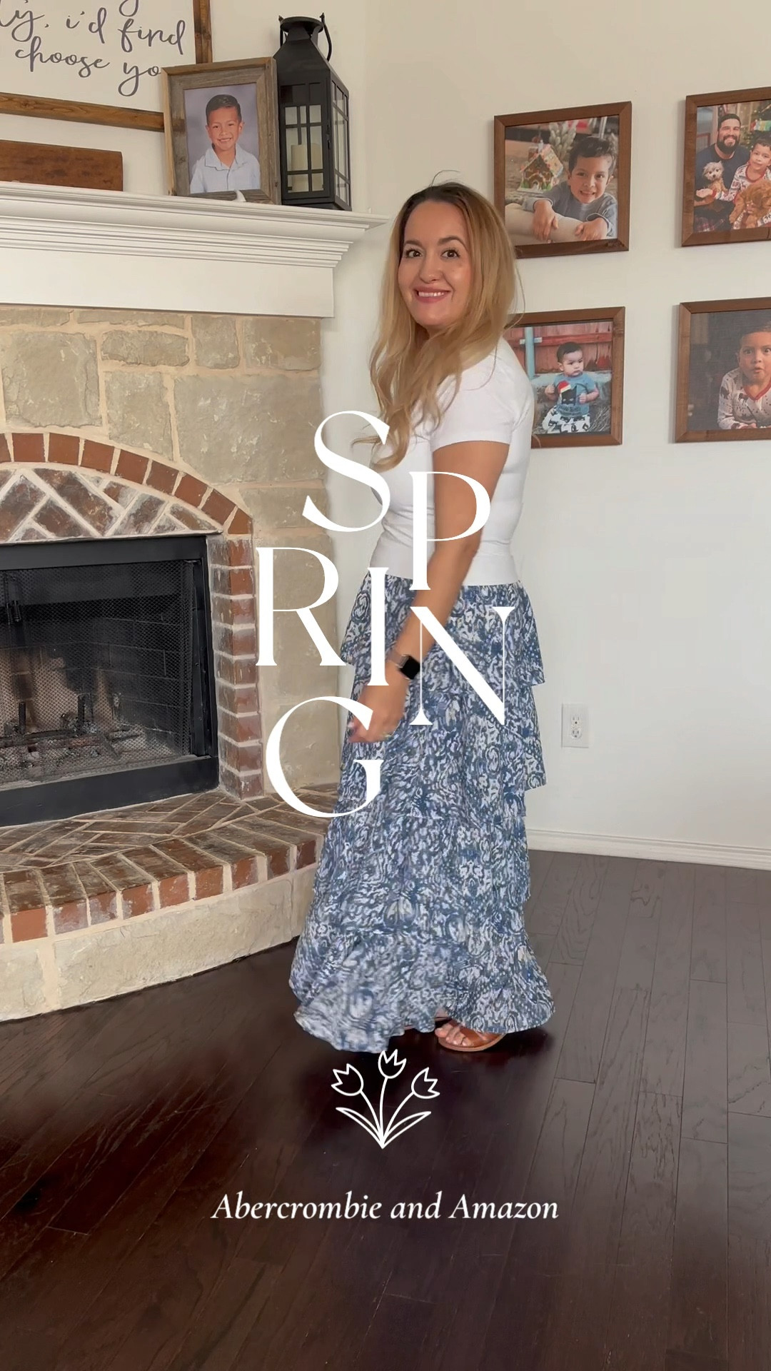 The weather in texas today was perfection! Definitely had me in the mood for a skirt and pair of sandals! Wearing a medium in the skirt and large in the top! Shoes are true to size! 

#LTKsalealert #LTKstyletip #LTKSpringSale
