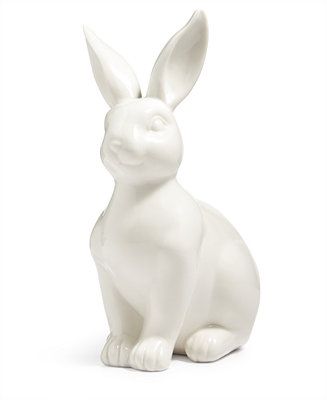 Martha Stewart Collection Easter Bunny Figural, Created for Macy's & Reviews - All Home Accents -... | Macys (US)