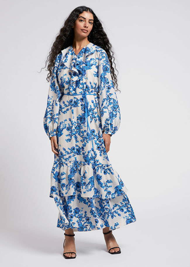 Soft Feminine Frilled Detail Dress | & Other Stories US