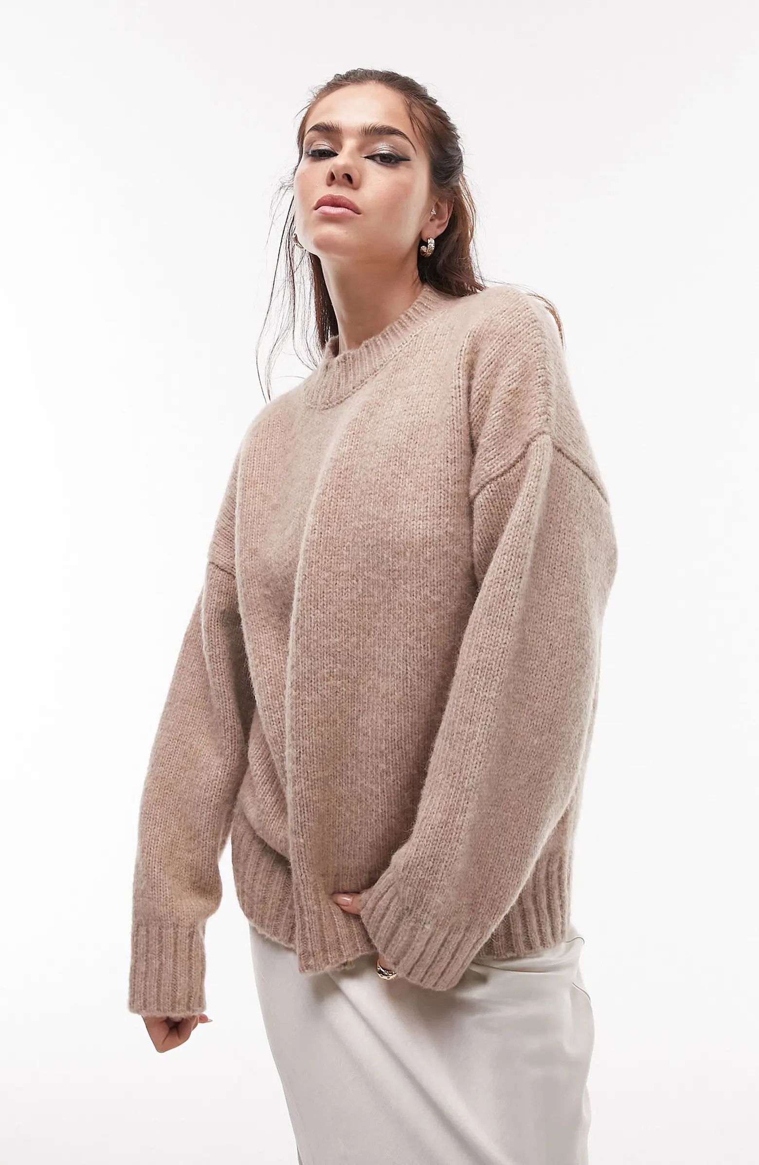 Fluffy Crewneck Sweater | Nordstrom