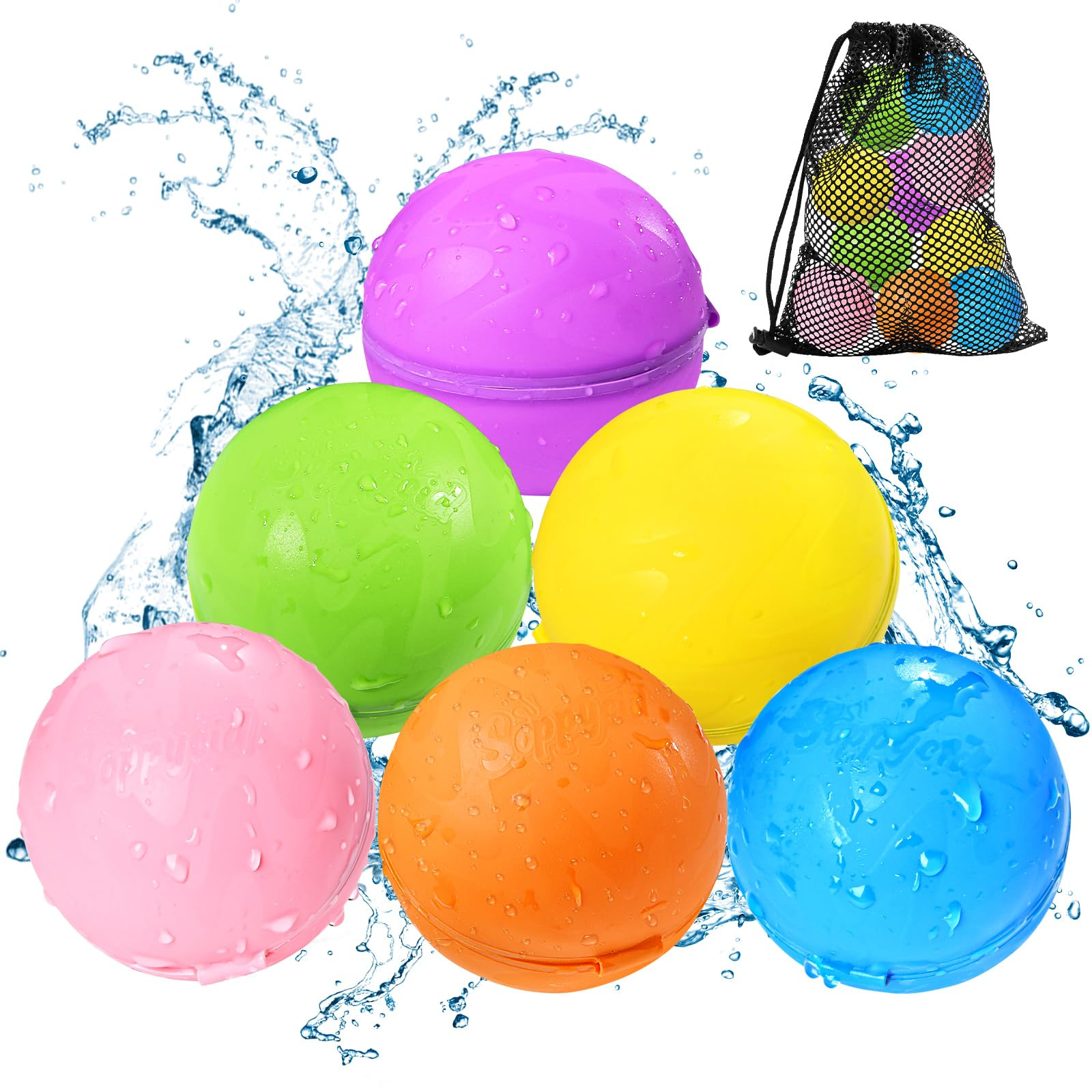 SOPPYCID Reusable Water balloons, Summer Toy Water Toy for Boys and Girls, Pool Beach Toys for Ki... | Amazon (US)