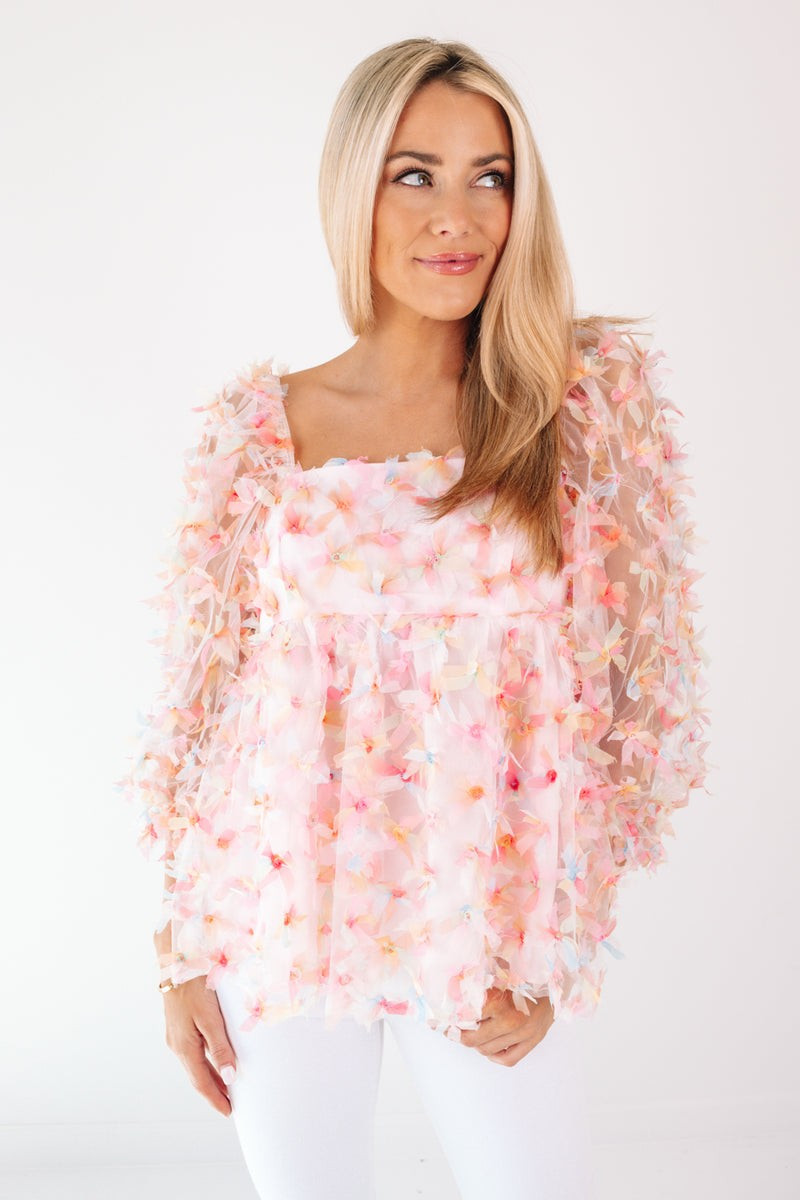 Caught My Attention Top - Pink | The Impeccable Pig