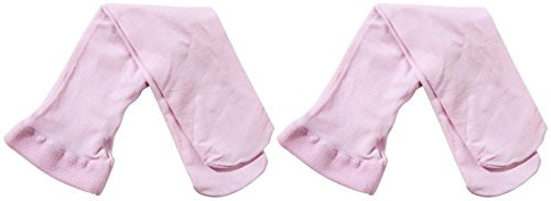 Jefferies Baby Girls' 2 Pack Microfiber Tights - Pink - 18-24 Months | Amazon (US)