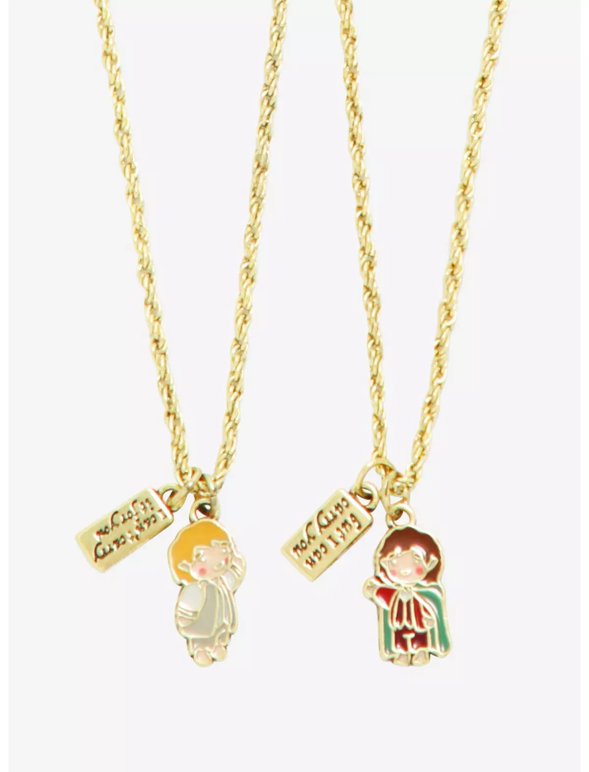 The Lord of the Rings Frodo & Sam Chibi Bestie Necklace Set - BoxLunch Exclusive | BoxLunch