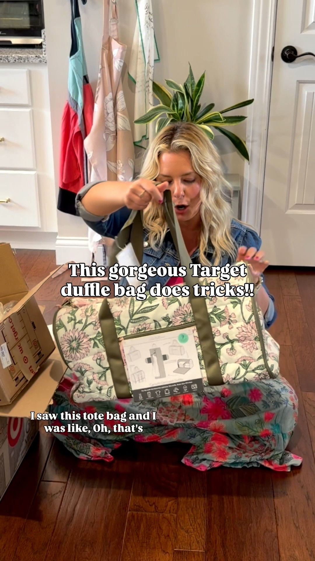 This travel duffel bag from Target does tricks! It doubles as a garment bag that you can then stuff as a duffle bag! Mind BLOWN!! 

 

#LTKOver40 #LTKTravel