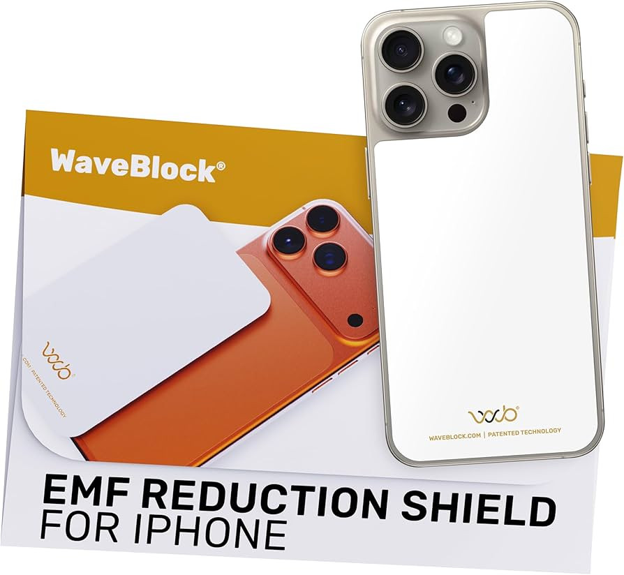 WAVEBLOCK EMF Blocker for Cell Phone - Made for iPhone 15/16 PRO MAX - The Only Patented, Real Sc... | Amazon (US)