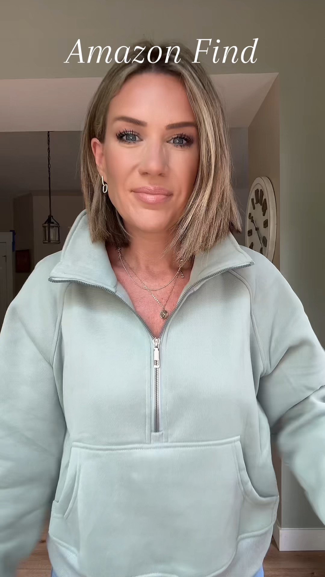 Wearing a medium in this comfy 1/4 zip up 

#LTKFindsUnder50 #LTKSaleAlert #LTKOver40