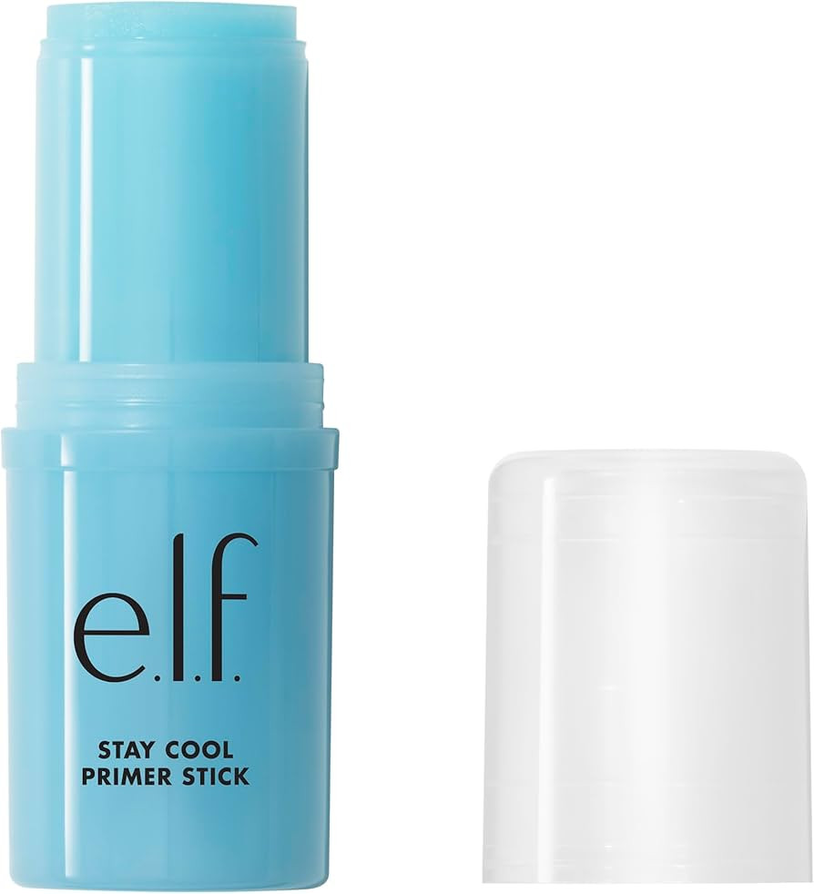 e.l.f. Stay Cool Primer Stick, Hydrating Gel Primer Preps Skin For Makeup, Imparts A Cooling Feel... | Amazon (US)