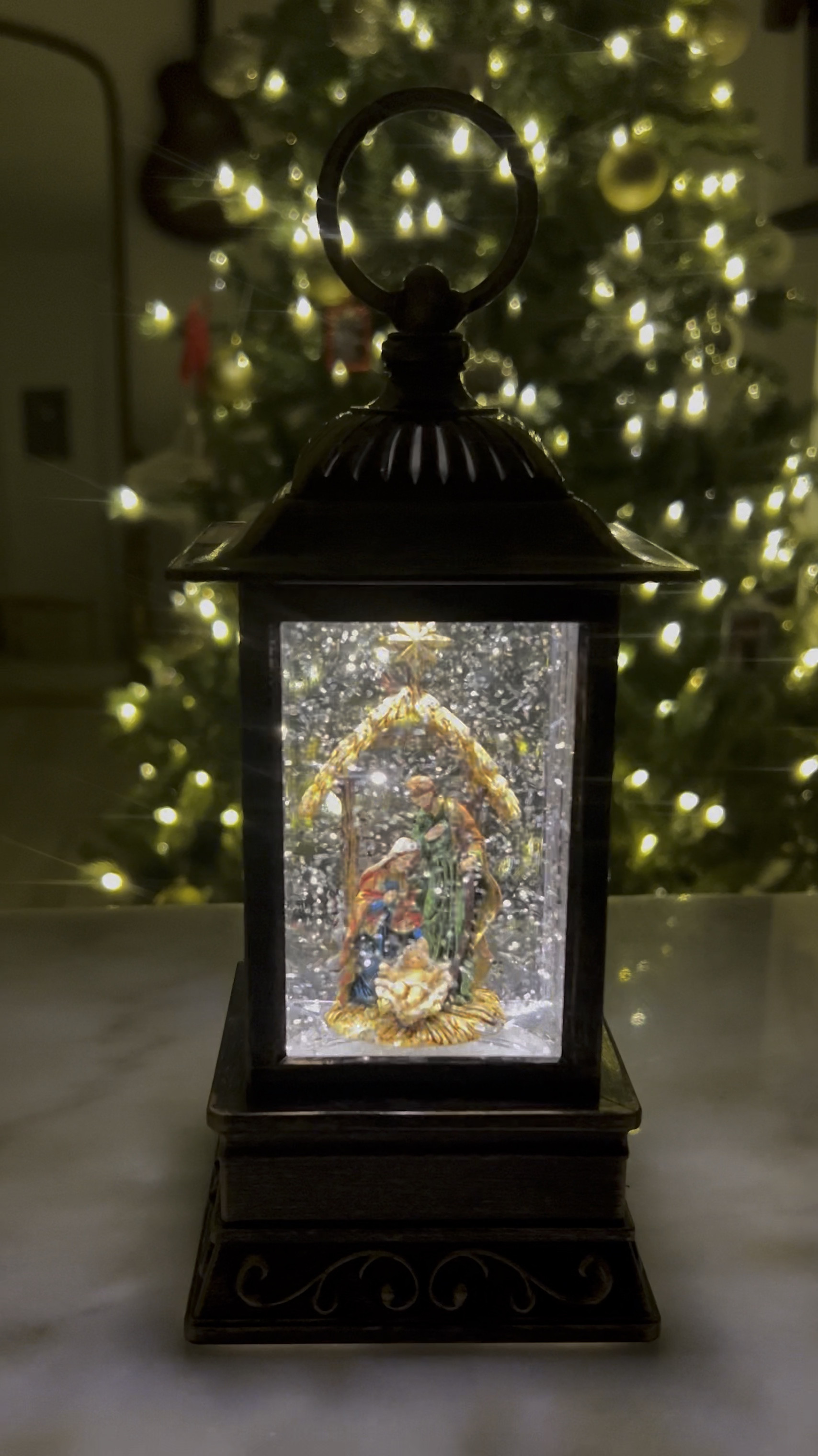 This glitter lantern is absolutely gorgeous! I got this nativity glitter lantern to add to our Christmas decor this year, and we all love it! There are lots of versions if you want a different style than nativity, too. 

Our 6-year-old son and 8-month-old baby love it so much and get so excited watching the lantern! 

We use either these rechargeable double AA batteries (it needs 3 AA) or this portable charger to run the glitter lantern in the middle of a table or the middle of the kitchen counter. 

Christmas decorations, holiday decor, Amazon find, favorite finds

#LTKWatchNow #LTKHoliday #LTKFamily