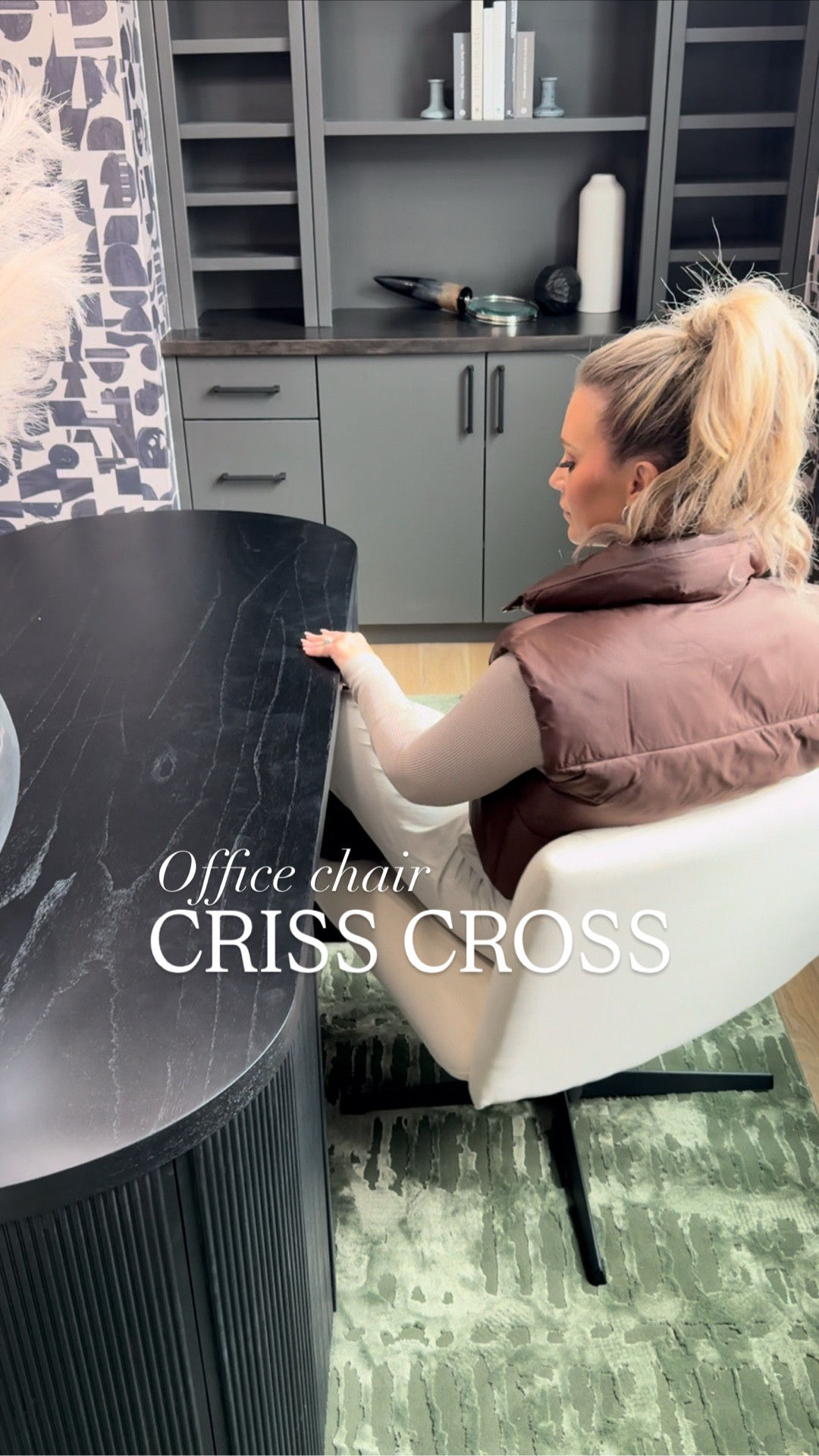 Cross cross office chair!


#LTKOver40 #LTKHome #LTKFindsUnder50