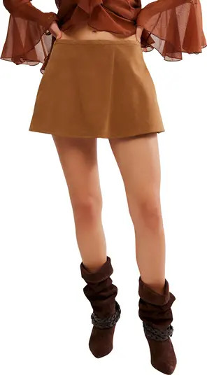 Free People Paradise Found Faux Suede Skort | Nordstromrack | Nordstrom Rack