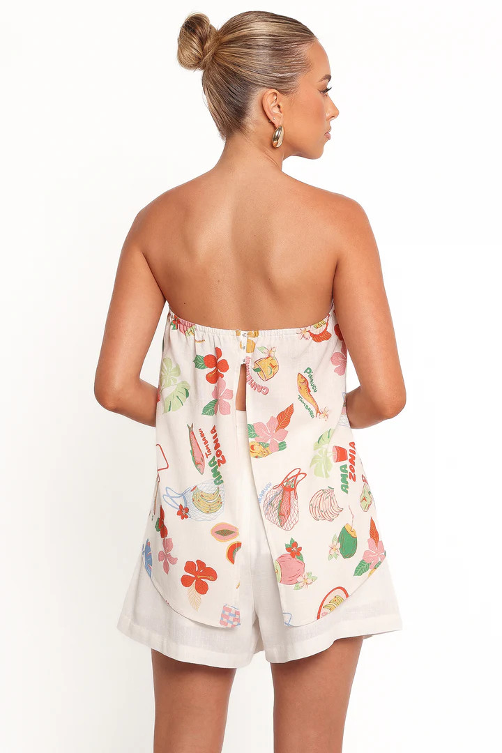 Sui Strapless Top - Alfresco | Petal & Pup (US)