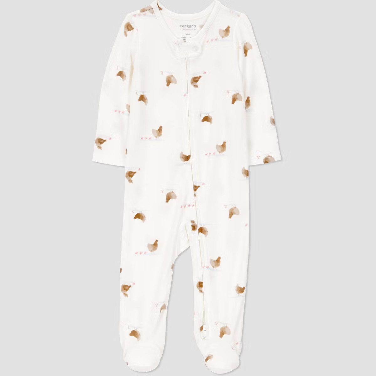Carter's Just One You® Baby Girls' Chicken Comfy Soft Sleep N' Play - Ivory 6M | Target