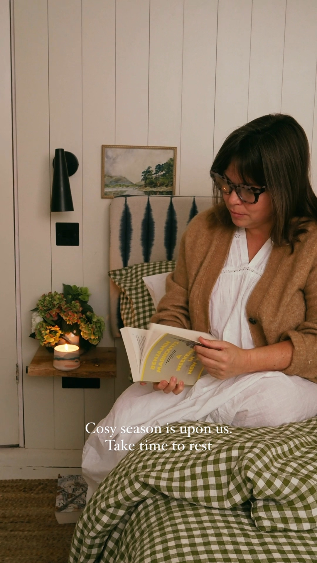 Cosy season is upon us.
Time to layer your bed with linen, light a warming candle and snuggle down reading a book.



#LTKuk #LTKautumn #LTKhome