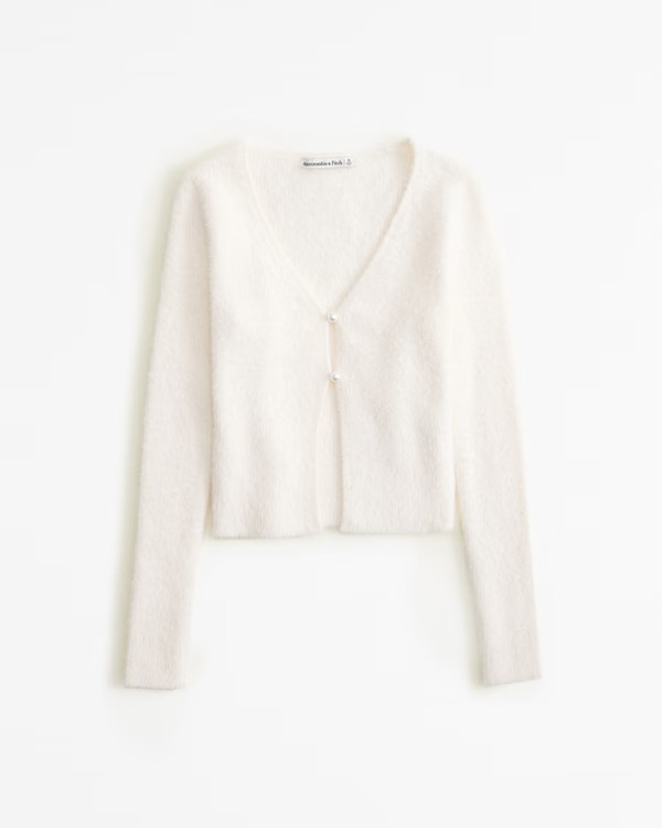 Ribbed Short Cardigan | Abercrombie & Fitch (US)