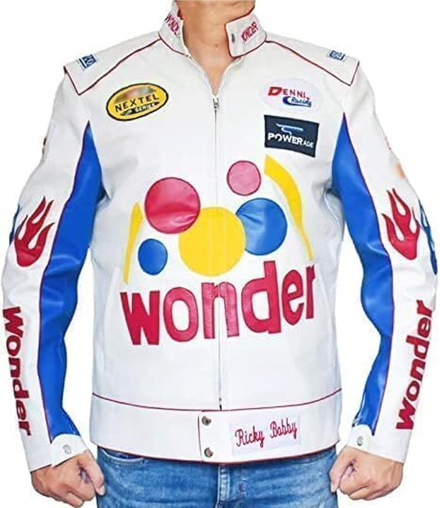 Ricky Bobby Costume Racing Speed White Jacket Adult Halloween | Amazon (US)