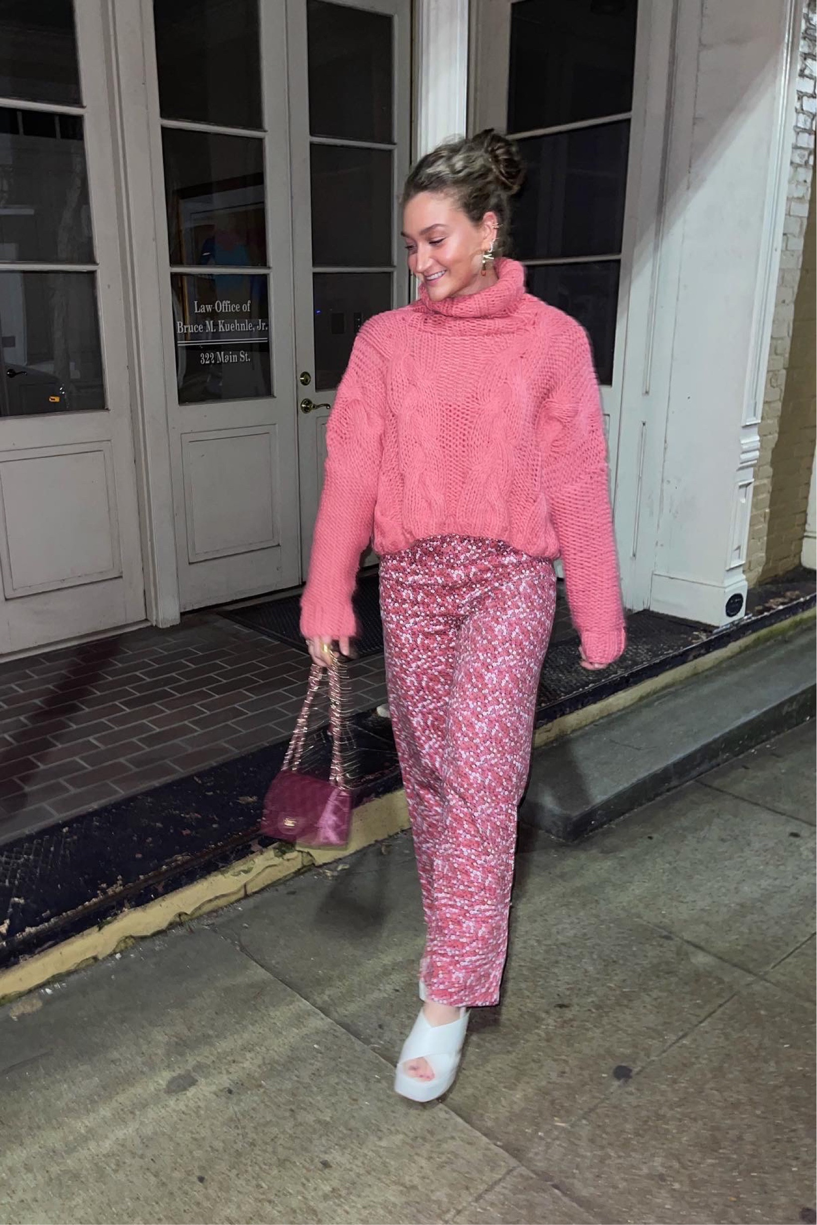 Valentine’s Day dinner outfit 💕

Balancingclaire wearing size 8 pants & Medium top! 

#LTKstyletip #LTKSeasonal