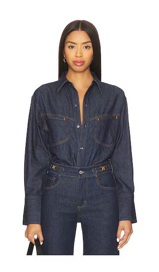 Solene Shirt in Piave | Revolve Clothing (Global)