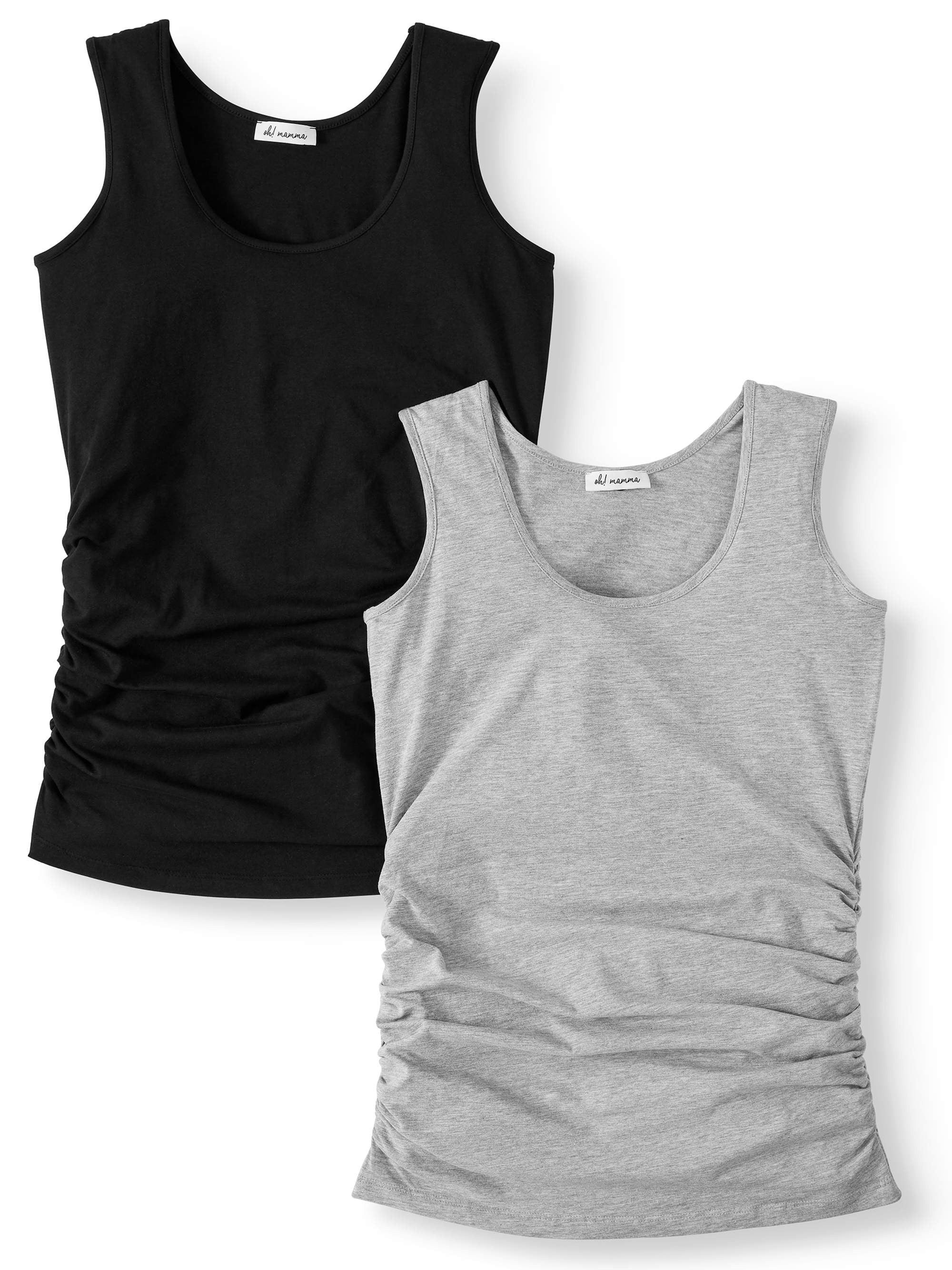 Oh! Mamma Maternity Women's Tank 2 Pack (Women's & Women's Plus) | Walmart (US)