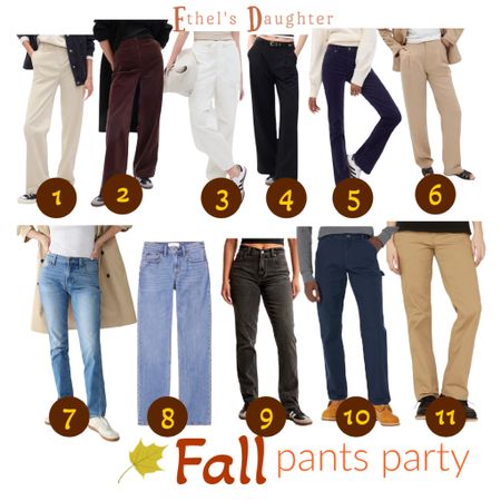 Pants for all your fall needs! 

#LTKstyletip #LTKSeasonal #LTKfindsunder100