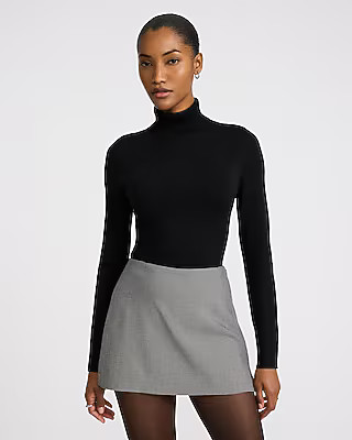 Editor Super High Waisted Houndstooth Mini Skort | Express