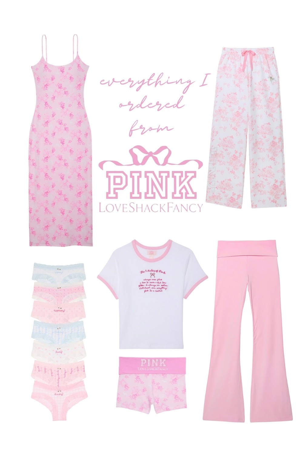Everything I Ordered From The Pink X LoveShackFancy Collab | Y2K 

#LTKFindsUnder100 #LTKFindsUnder50