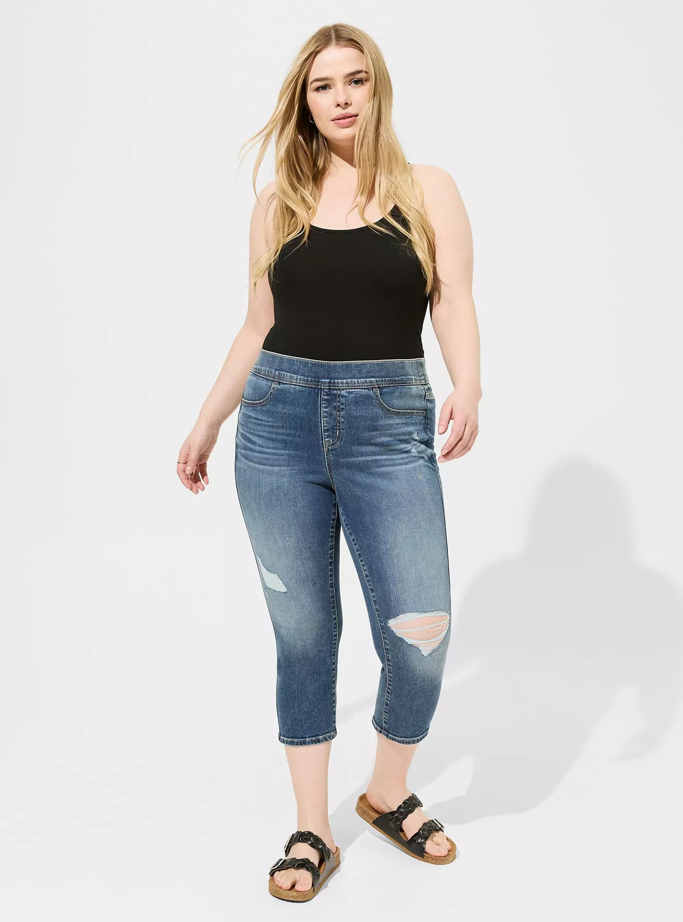 Crop Lean Jean Skinny Super Soft High-Rise Jean | Torrid (US & Canada)