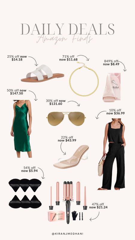 Amazon sale | Amazon finds | amazon | affordable finds | matching sets | jewelry | heels | puffs | makeup | ray ban | hair tools | sandals 

#LTKsalealert #LTKFind #LTKunder50