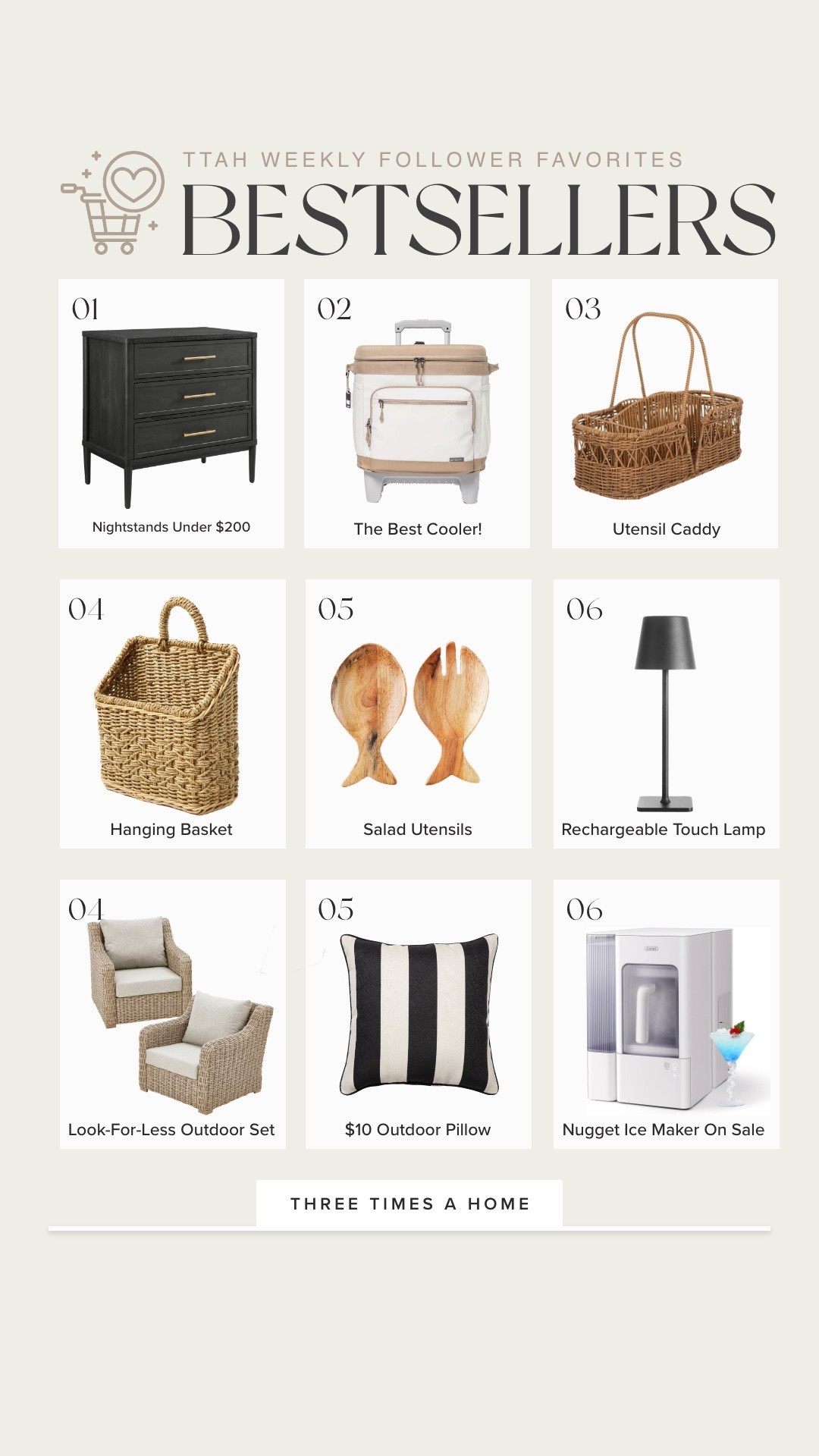 Last week’s bestsellers 

#LTKSummerEdit #LTKHome #LTKSaleAlert