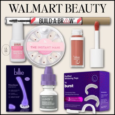 #walmartpartner #walmartbeauty @walmart 💜 
These nails are SO cute!! Award winning, great for smaller nail beds and Valentines Day CHIC 🖤 These are a few more things I picked up from Walmart, some new products to try and some all time FAVORITES 😍 (bottom row) 💞

#LTKbeauty #LTKover40 #LTKstyletip