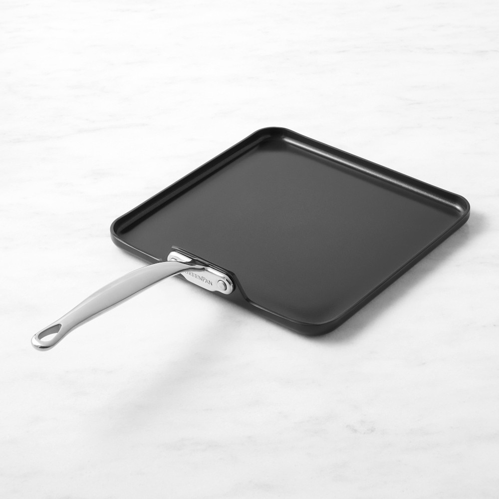 GreenPan™ Premiere Max Hard Anodized Ceramic Nonstick Square Griddle, 11" | Williams-Sonoma