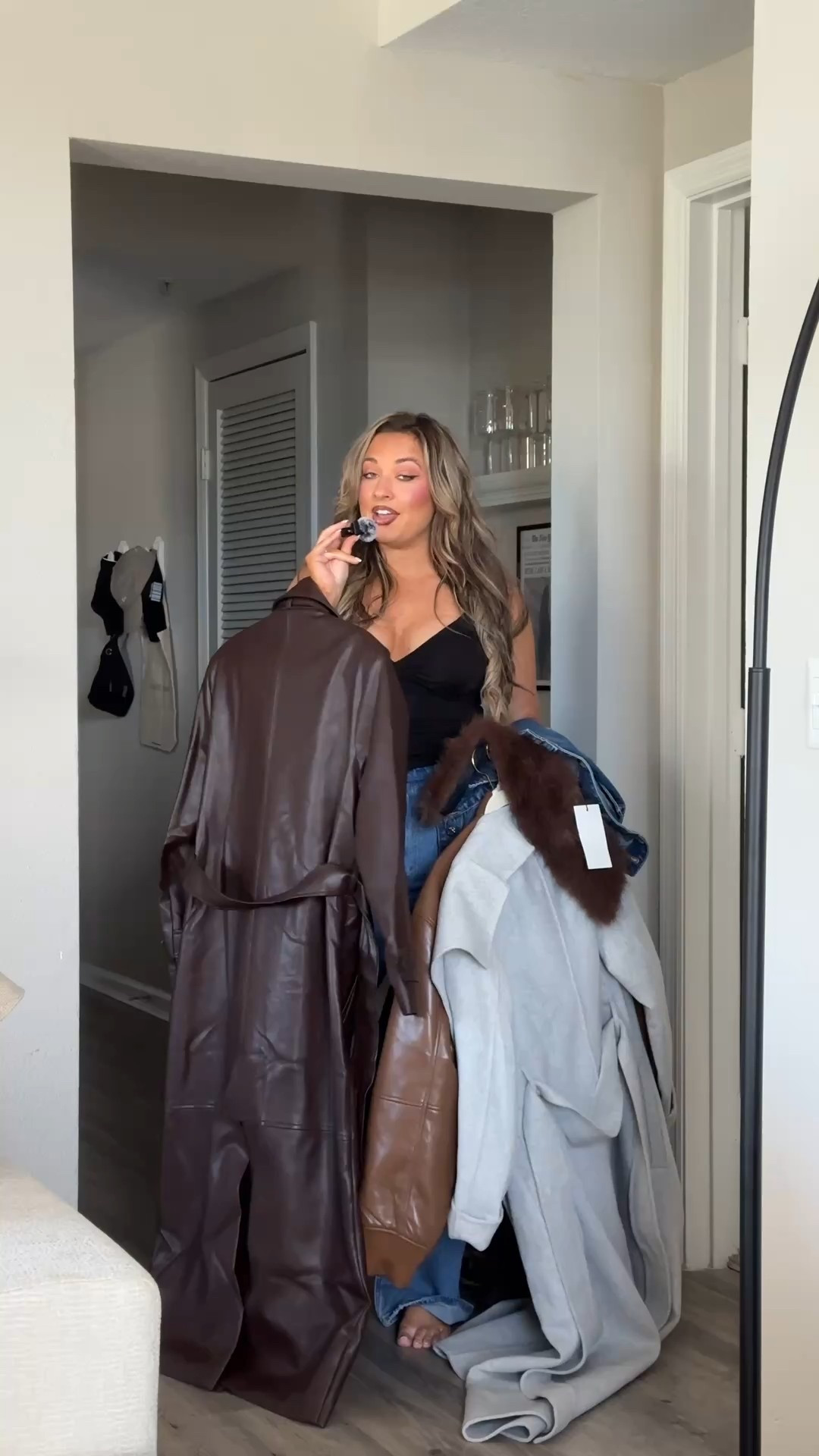 These coats look designer but are totally budget-friendly. Think tailored silhouettes, soft neutrals, and that elevated “quiet luxury” look for cold days. All linked on my LTK so you can stay warm and stylish this season.

Wearing a large in all of these

#WinterCoats #AffordableFashion #WinterOutfits #LTKFinds #CozyStyle #ColdWeatherOutfits #WinterWardrobe #LookExpensiveForLess

#LTKStyleTip #LTKFindsUnder100 #LTKHoliday