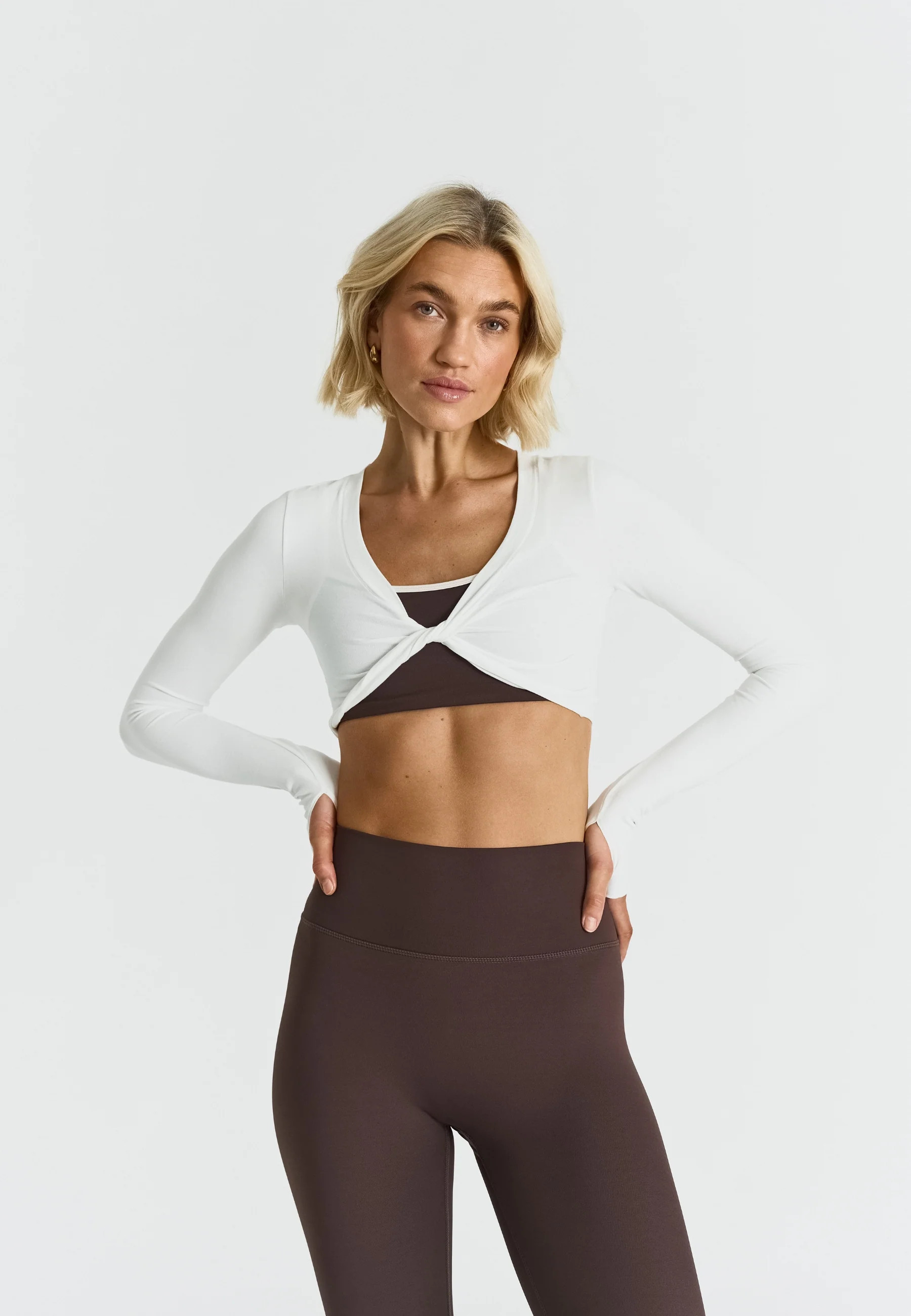 Soft Cotton Twist Top  - Off White | Sisterly Tribe