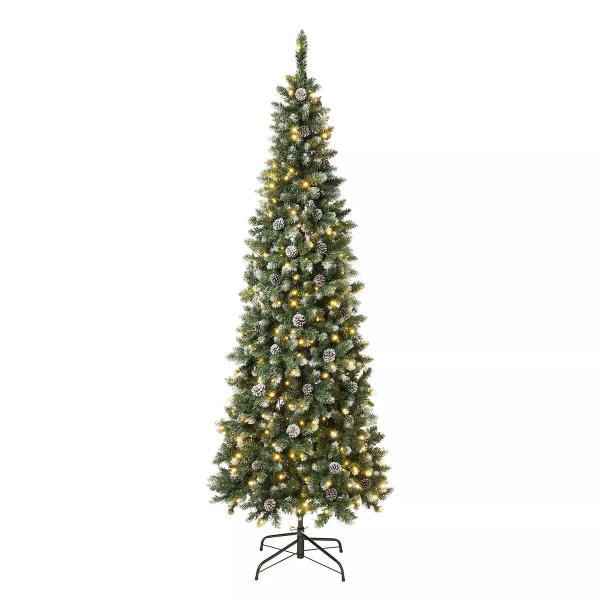 National Tree Company First Traditions 7.5-ft. Oakley Hills Snow Slim Artificial Christmas Tree | Kohl's