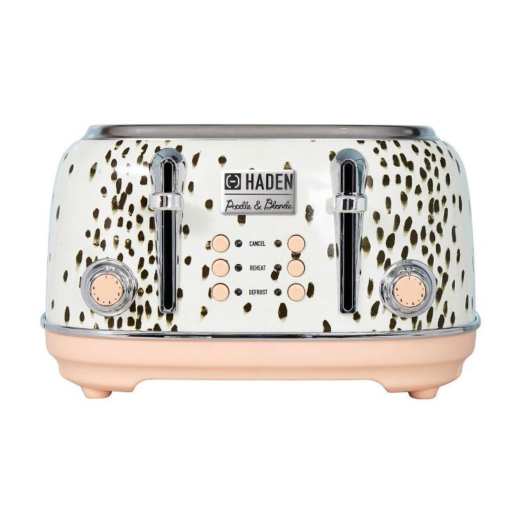 Haden Margate Poodle &#38; Blonde 4-Slice Wide Slot Toaster | Target