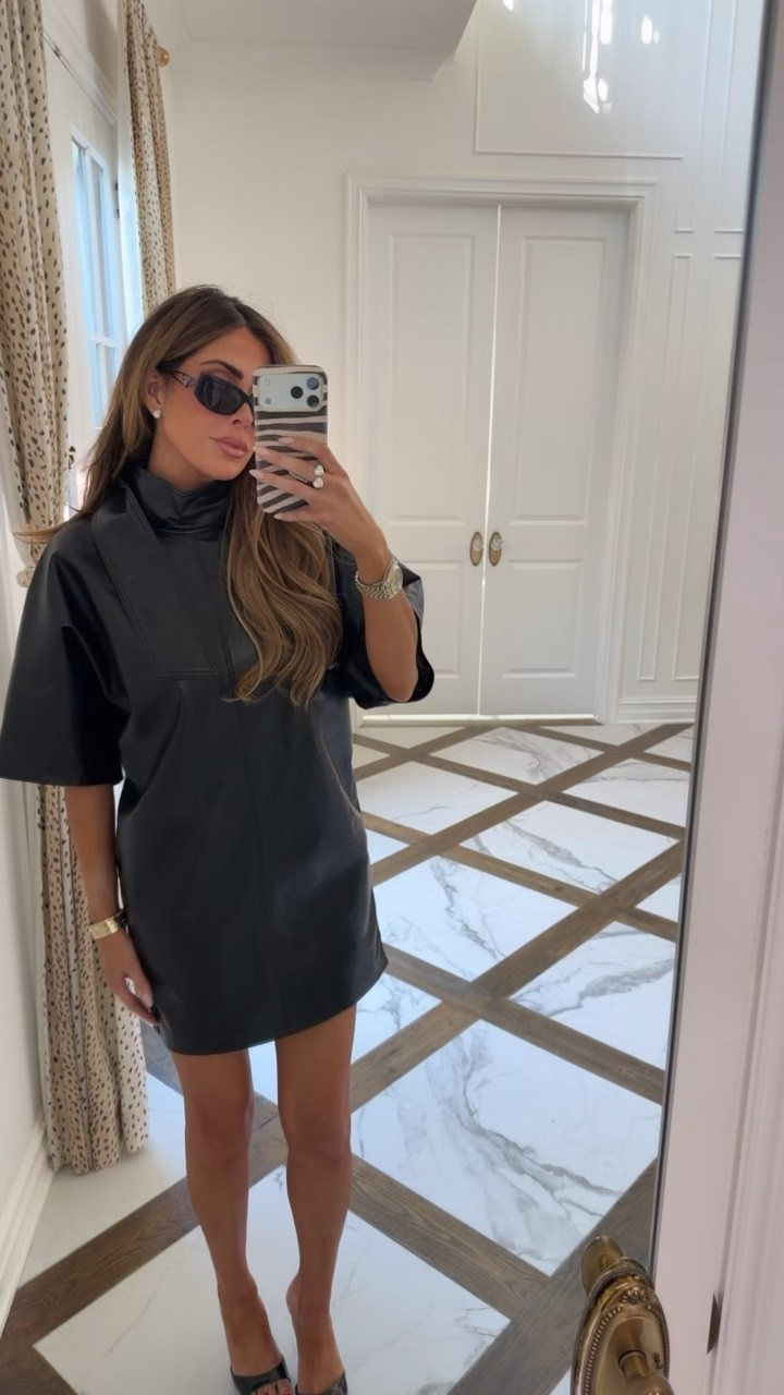 Wearing an XS in this dress. I have the denim version as well! This dress looks $$$ but it’s faux leather. I also have the top. The entire collection is so chic and edgy but super stylish. I will link all other styles of this along with the lookalike for my YSL heels I always wear from Amazon  

#LTKootd #LTKgrwm #LTKmomlife