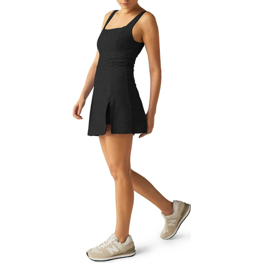 Beyond Yoga Court Appeal Space Dye Active Minidress in Darkest Night at Nordstrom, Size Small | Nordstrom