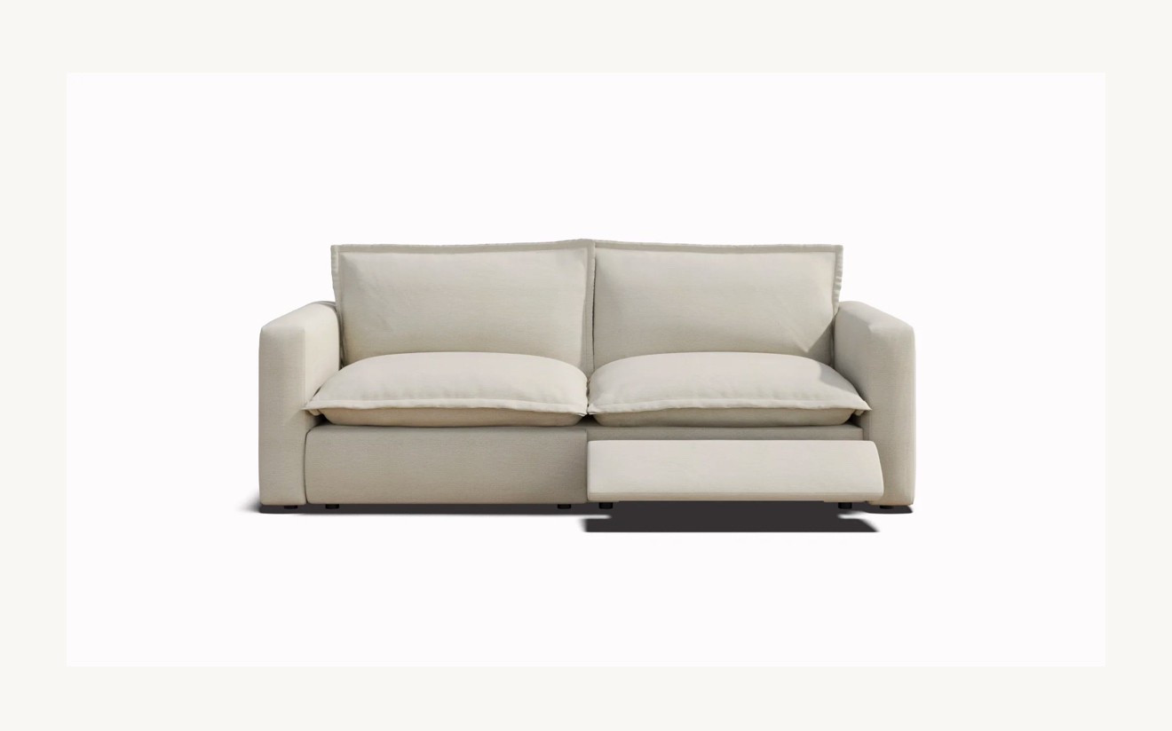 Definitely adding this lux cloud couch with a recliner to my cart so I thought I’d share in case your couch shopping too 🛒 you can customize color + size as well !!! #couch #homebody 

#LTKHome