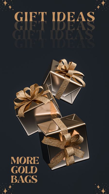 Choose your Gold bag for the Christmas Season 

#LTKitbag #LTKHoliday #LTKSeasonal