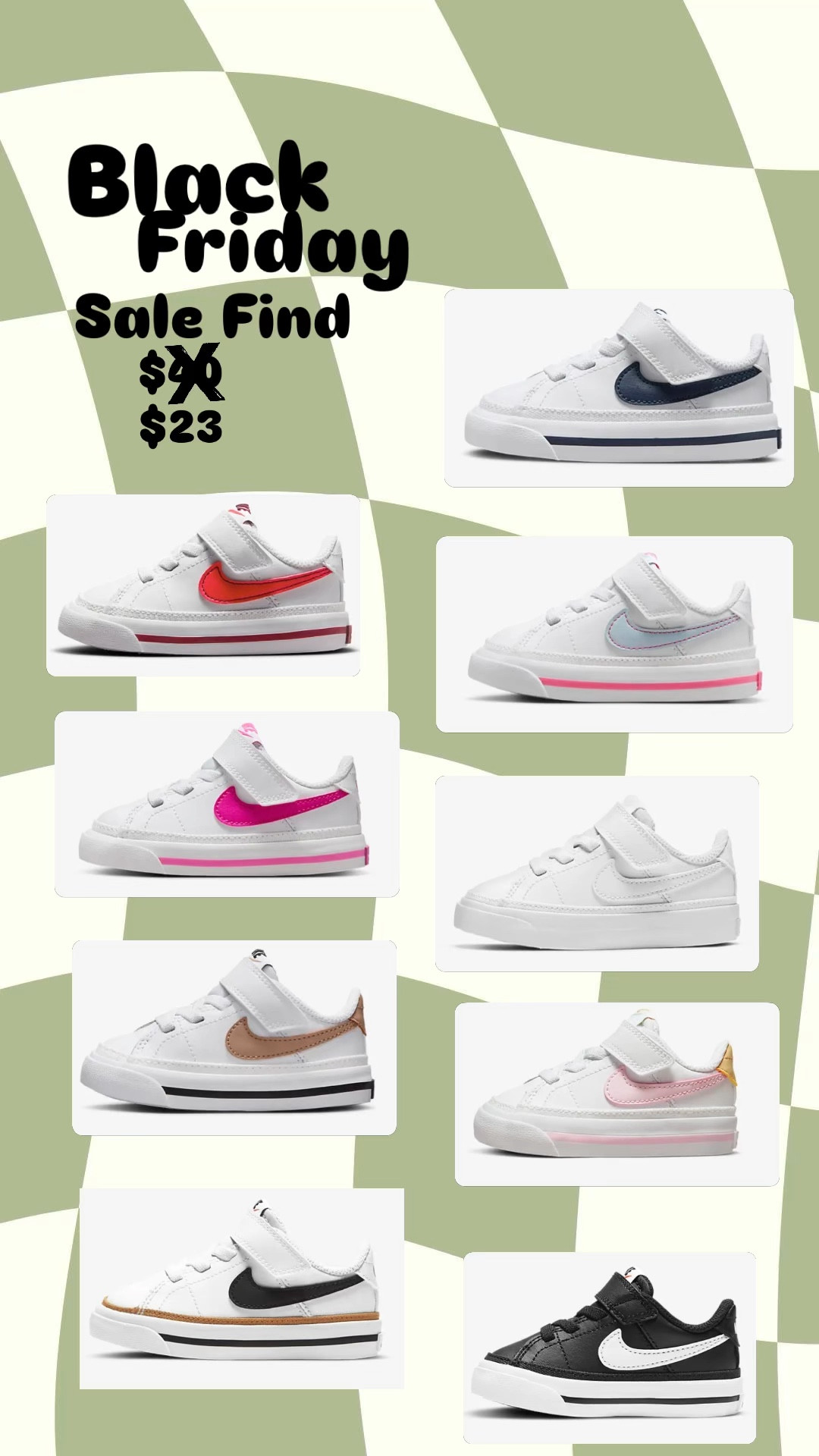 Baby/toddler Nike Court Legacy on sale for $23!!!

#LTKShoeCrush #LTKBaby #LTKSaleAlert