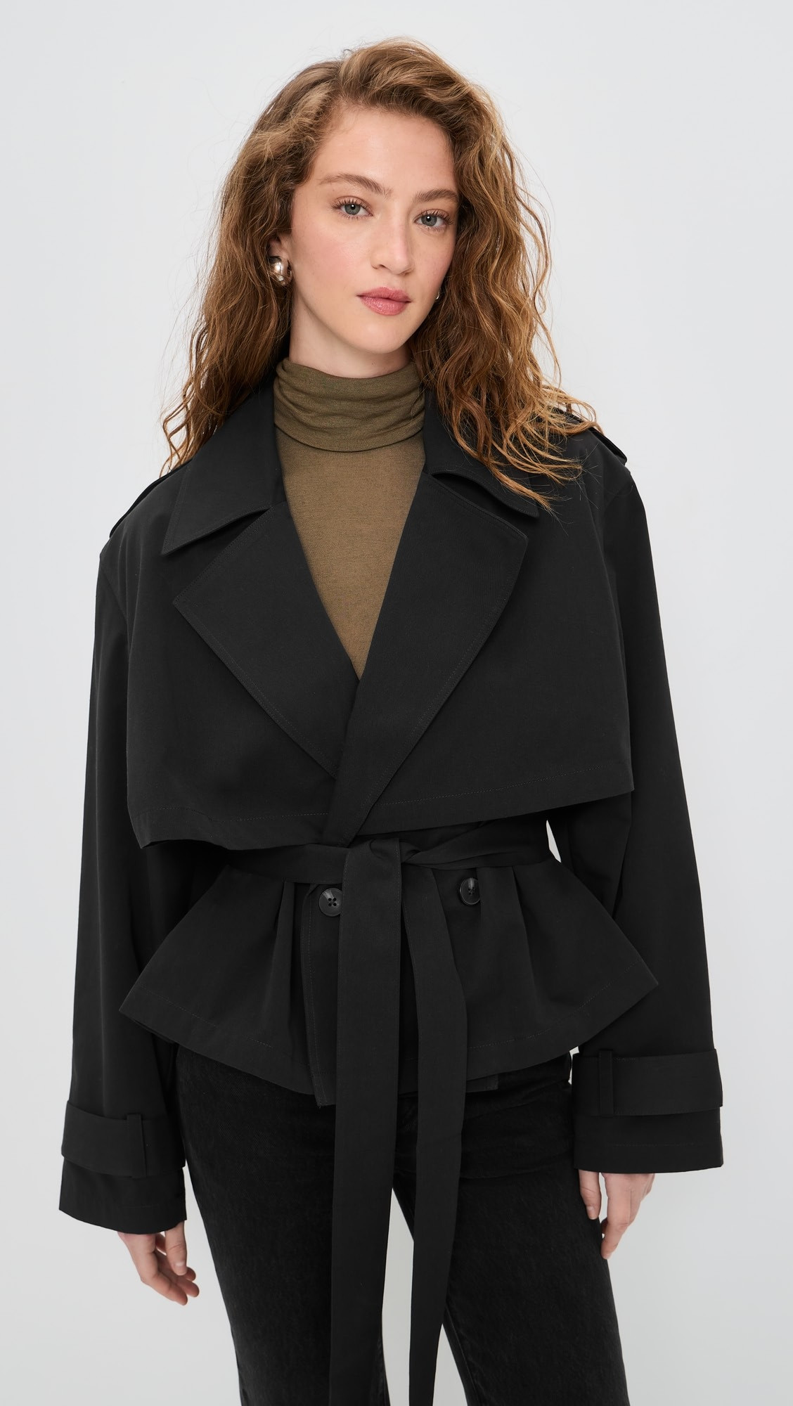 The Liz Cropped Trench Coat | Shopbop