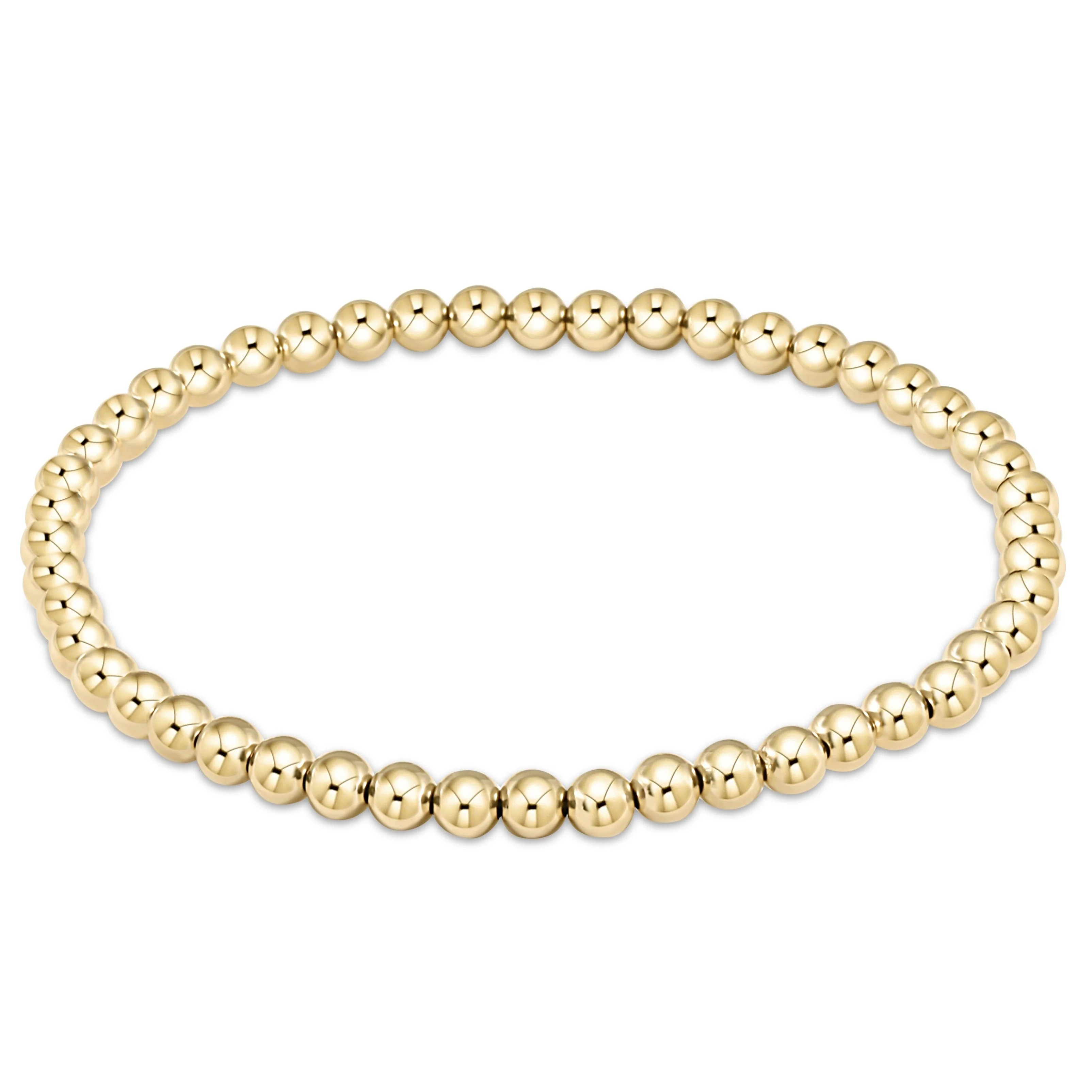enewton Extends Classic Gold 4mm Bead Bracelet | Smith's of Dublin