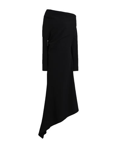 A. w.a. k.e. Mode Woman Maxi dress Black Size 6 Polyamide, Cotton, Elastane | YOOX (US)