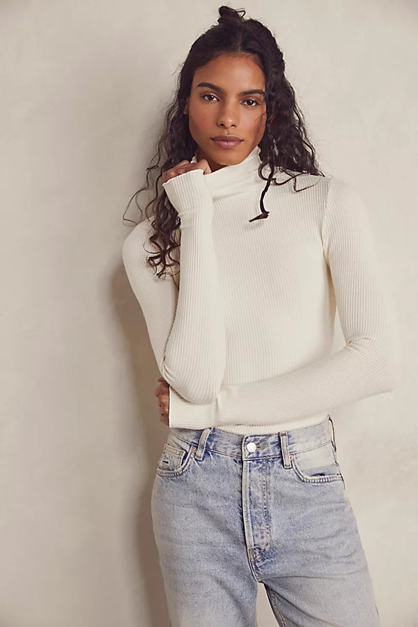 Mock On The Spot Bodysuit by Intimately at Free People, Antique White, M | Free People (Global - UK&FR Excluded)