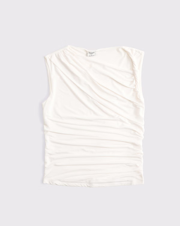 Draped Twist Top | Abercrombie & Fitch (US)