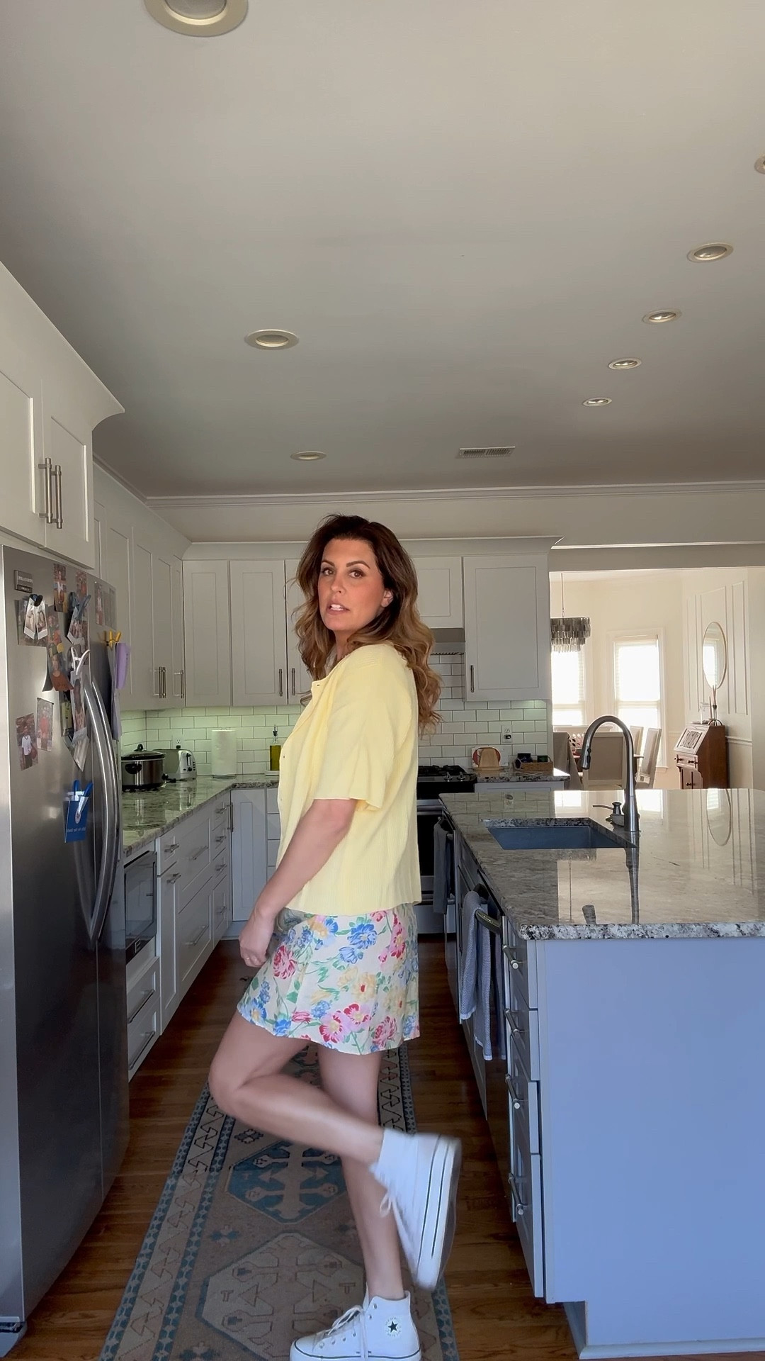 This just screams spring 🍓🍋

Wearing an 8 in dress
Wearing a medium in sweater 

#LTKFindsUnder50 #LTKSeasonal #LTKSpringSale