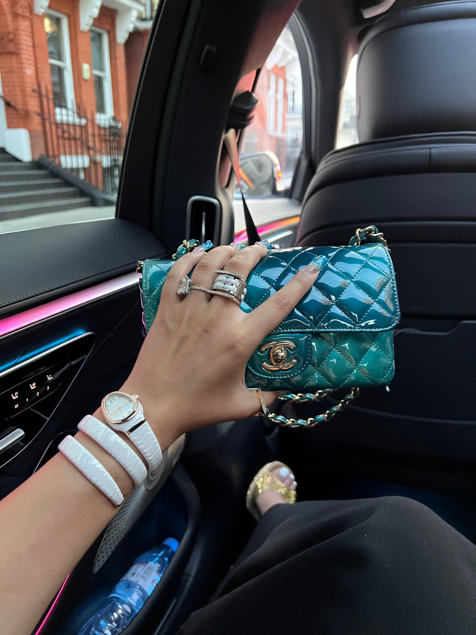 Blue quilted chain handbag shoulder bag crossbody bag 

#LTKSeasonal #LTKeurope #LTKstyletip